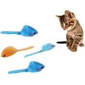 Brinquedo kit 4 Ratinhos Peludinhos com NIP