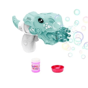 Brinquedo Bolha De Sabão Pistola Arminha Elétrica Dinossauro