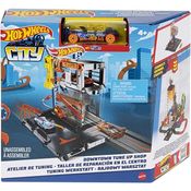 Oficina De Reparos Pista Hot Wheels City - Mattel HDR25