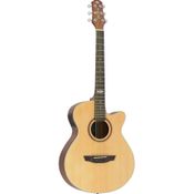 Violão Eletroacústico Strinberg SD200C AÇO Fosco Natural Satin