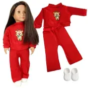 KIT ROUPA BONECA OUR GENERATION - CONJUNTO NATAL - CASINHA 4