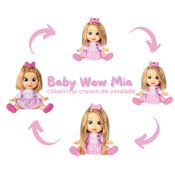 Boneca Baby Wow Mia fala cabelo cresce de verdade Multikids
