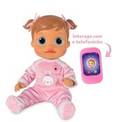 Boneca baby Wow Analu movimento Fala 150 frases Multikids