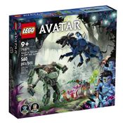 Avatar Neytiri e Thanator contra Quaritch em AMP Suit - Lego 75571