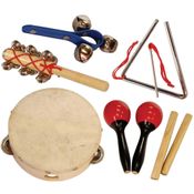 Instrumentos Musicais - Meu Primeiro Kit Percussão - Shiny Toys