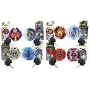 Kit 4 Beyblade Burst + 4 Lançadores Beyblade Burst Extreme Gyro