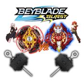 Kit 2 Beyblade Burst 2 Lançador Beyblade God Spriggan Xcalius