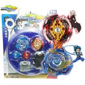 Kit 2 Beyblade Burst Valtryek Vs God Spriggan + 2 Lançador + Arena