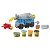 Conjunto Massa de Modelar - Play-Doh - Wheels - Caminhão de Cimento - Hasbro