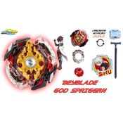 Beyblade Burst C/Lançador Dupla Rotação God Spriggan Beyblader Shu