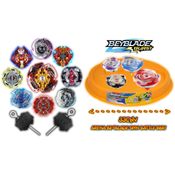 Arena Beyblade + 4 Beyblade Burst 2 Lançador Rantaro Daigo Ken Hoji