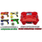 Kit 4 Lançador de Pião 4 Pião Combate + Arena Beyblade Hasbro