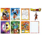 Caderno Dragon Ball Super Dbz Brochurão 96 Fls São Domingos Sortido