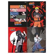 Kit 3 Cadernos Naruto Shippuden Brochurão 80 Fls Naruto São Domingos