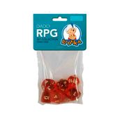 Conjunto de 6 Dados para RPG (D4, D6, D8, D10, D12, D20)