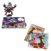 King of Monster Island Crystal Dragon e X-Smash Tree Promo de Jogo de Tabuleiro Devir