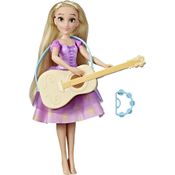 Boneca Rapunzel Articulada Rockin com Violão