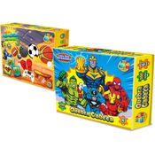 Kit Jogos de Mesa Brinquedo Infantil Educativo 2 Unidades