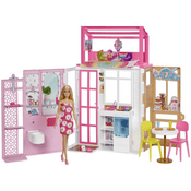 Barbie Casa Glam 360º Com Boneca e Cachorrinho - Mattel HCD48