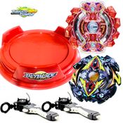 Beyblade 2 lançadores 2 beys 1 arena - Tornado Gyro Combat