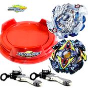 Beyblade 2 lançadores 2 beys 1 arena - Tornado Gyro Combat