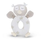 Chocalho em Plush para Bebês Corujinha Star Zip Toys