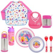 Kit Alimentação Completo Aventuras Princesa Com 9 ítens Buba