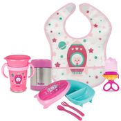 Kit Alimentação Completo Foguete Rosa Com 7 ítens Buba