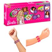 Kit Barbie Colares e Pulseiras Miçangas Infantis Fun