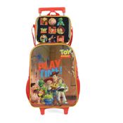 Mochila De Rodinha Com Lancheira Infantil Toy Story Disney