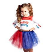 Fantasia Infantil - DC Comics - Arlequina- Tamanho P - Novabrink