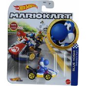 Hot Wheels - Mario Kart - Blue Yoshi Standard Kart Grn23