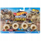 Pack 2 Hot Wheels - 1:64 - Land Rover vs Unimog - Monster Trucks - HDG17