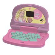 Laptop Infantil Educativo Bilíngue Barbie Charm Tech - Candide