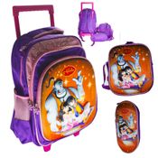 MOCHILA infantil 3 PEÇAS UMA LANCHEIRA E UM ESTOJO