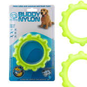 Brinquedo Para Cães Adultos Osso Em Disco Nylon Buddy Toys