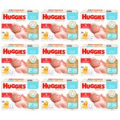 Fralda Huggies Natural Care Tamanho P 324 Unidades