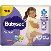 Fralda Babysec Galinha Pintadinha Premium XXG 24 Unidades