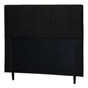 Cabeceira Donna Casal King 193cm I02 Suede Preto - Mpozenato