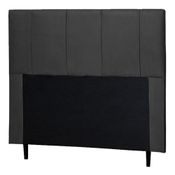 Cabeceira Donna Casal Queen 160cm I02 Suede Cinza - Mpozenato