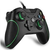 Controle Joystick Com Fio Compatível Com Xbox One e Computador