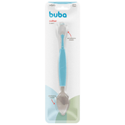 Colher Silicone 2 em 1 Bebe Alimentação Raspar Frutas, Buba