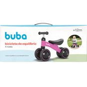 Bicicleta Apoio Andador Sem Pedal Infantil Equilíbrio Buba