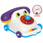 Telefone Infantil Brinquedo Educativo Para Bebe com Cofrinho