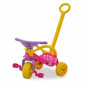 Triciclo da Minnie com Empurrador e Proteção