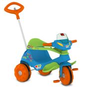 Triciclo - Velobaby G2 - Bandeirante - Passeio e Pedal - Masculino - Azul