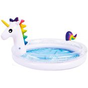 Piscina Inflável Infantil Unicórnio Glitter Jilong - 65L