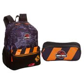 Kit Sestini - Mochila e Estojo - Jurassic World