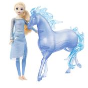Conjunto - Disney Frozen - Boneca Elsa e Nokk - Mattel