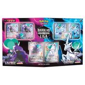 Jogo de Cartas Pokemon Baralho Batalha de Liga Calyrex Vmax